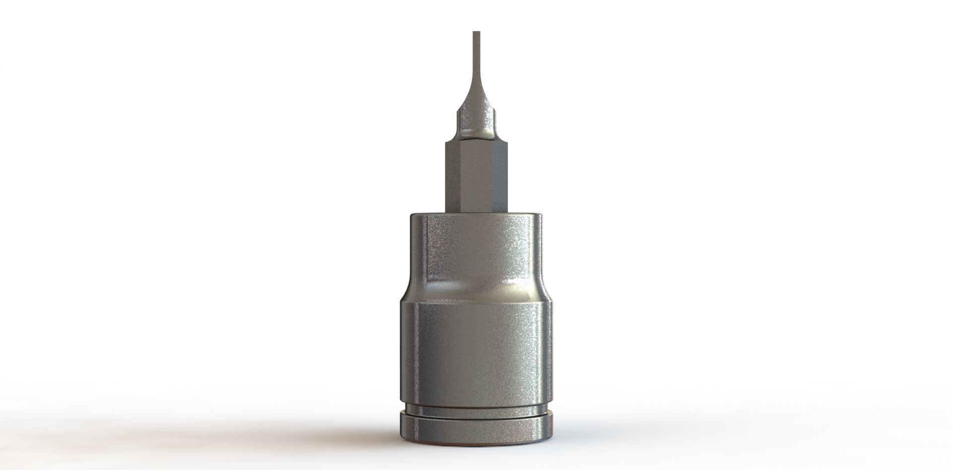 Short Socket Screwdriver Soquete Curto de Fenda 3D model_25