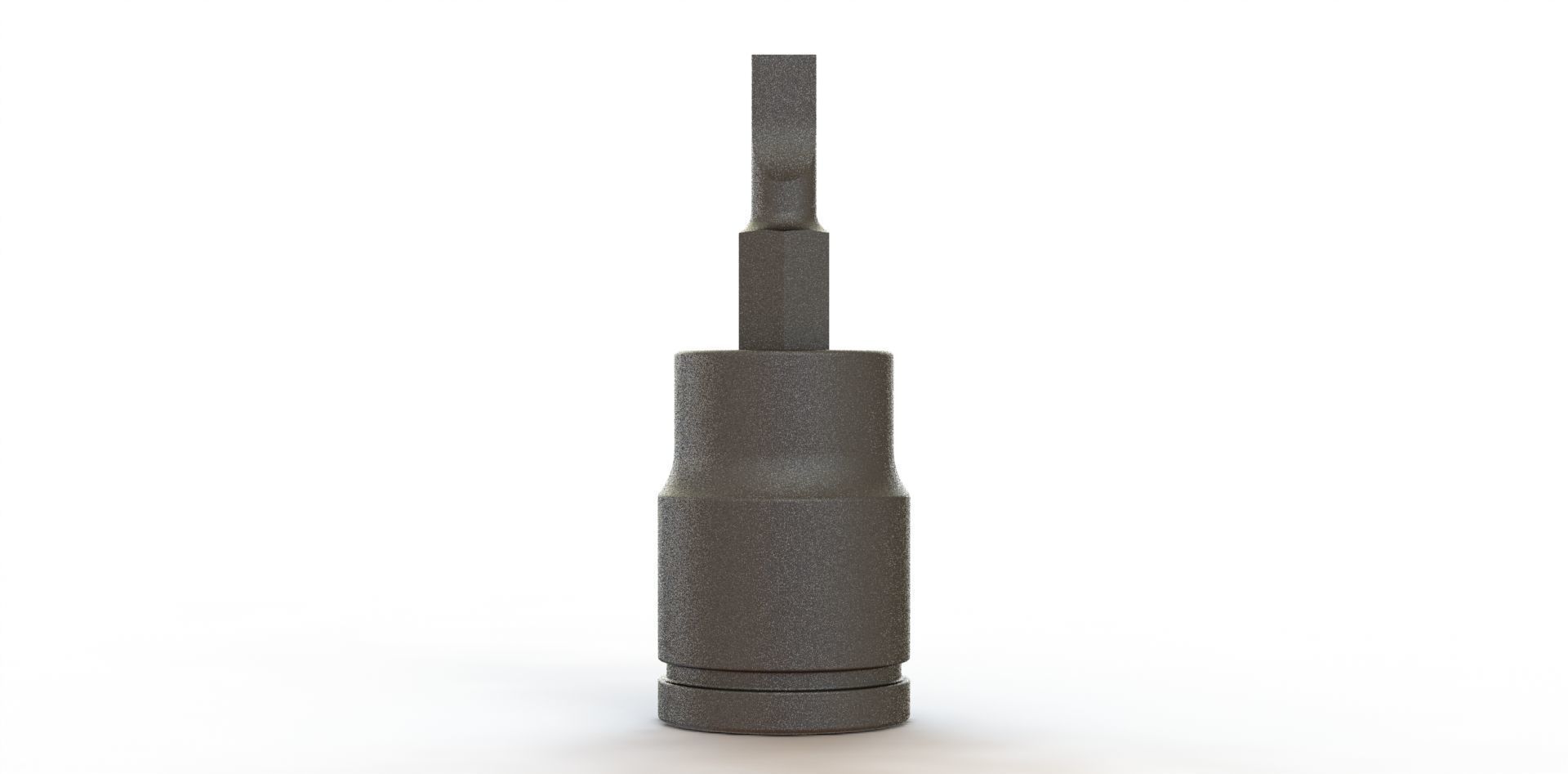 Short Socket Screwdriver Soquete Curto de Fenda 3D model_9