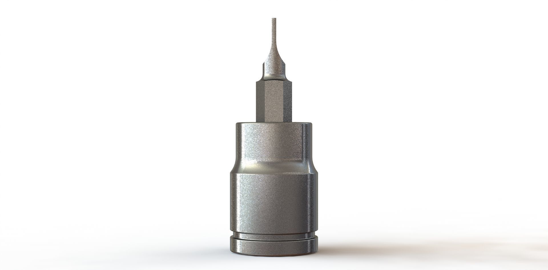 Short Socket Screwdriver Soquete Curto de Fenda 3D model_21