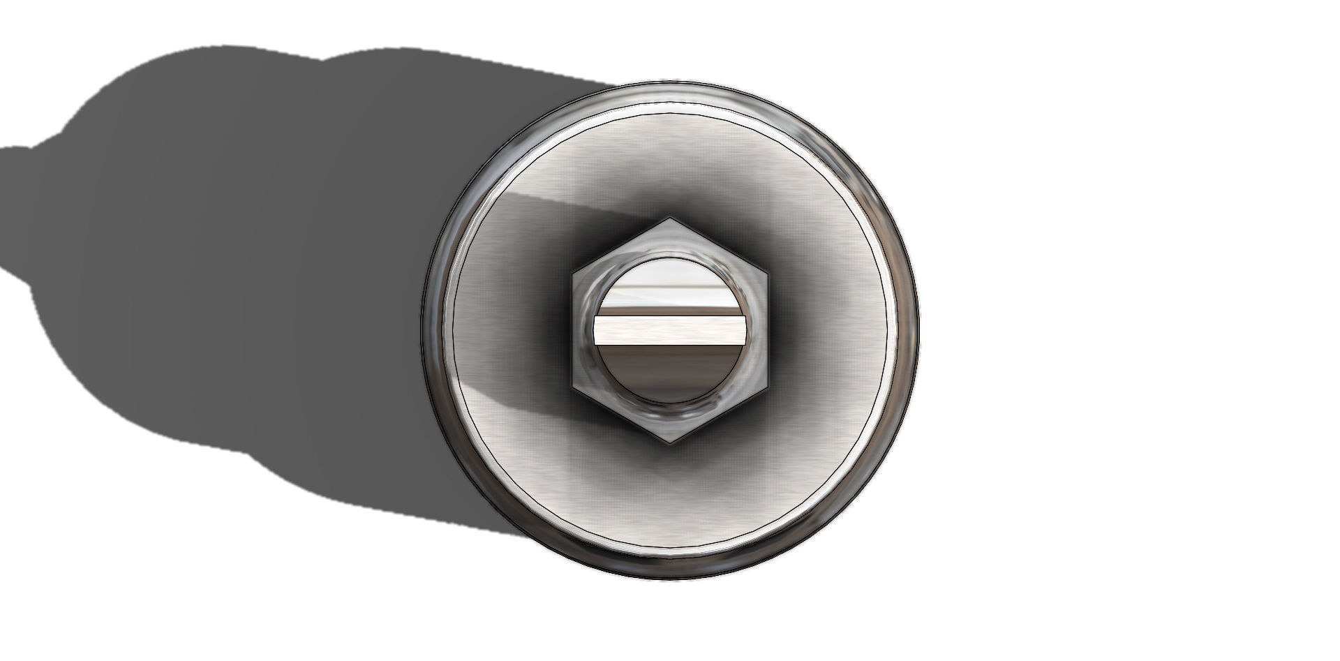 Short Socket Screwdriver Soquete Curto de Fenda 3D model_16