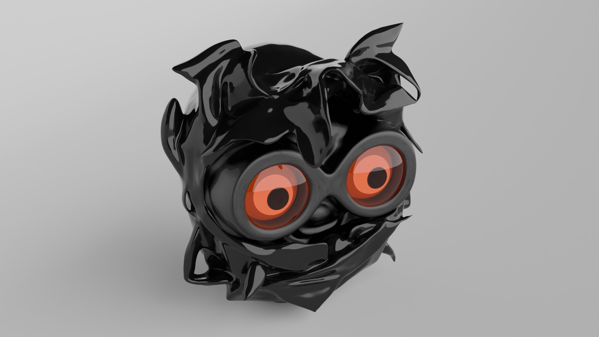 Sci-Fi Robot Head 3D model_18
