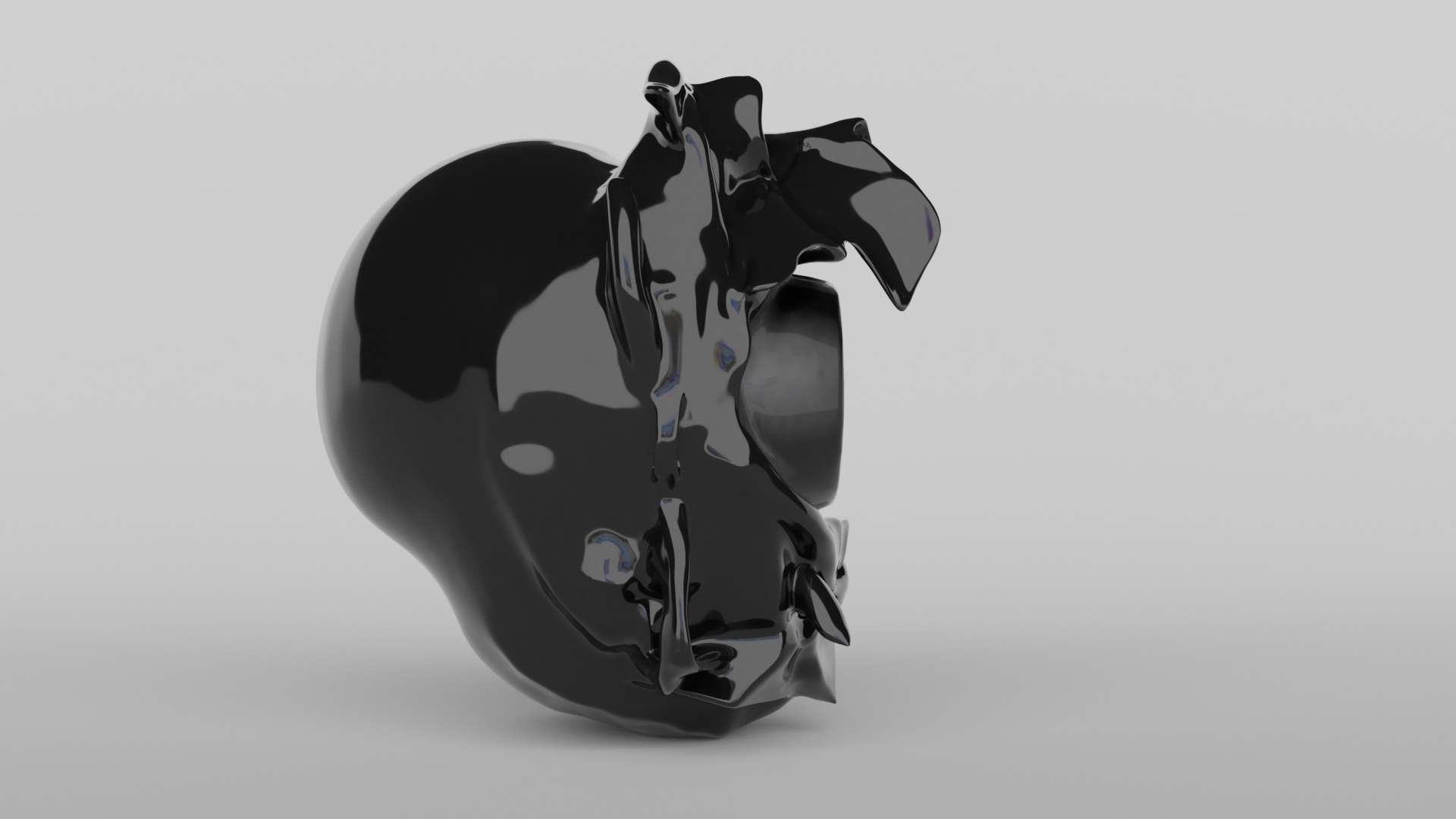 Sci-Fi Robot Head 3D model_3