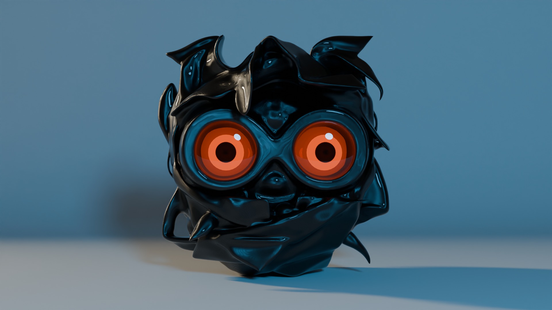 Sci-Fi Robot Head 3D model_8