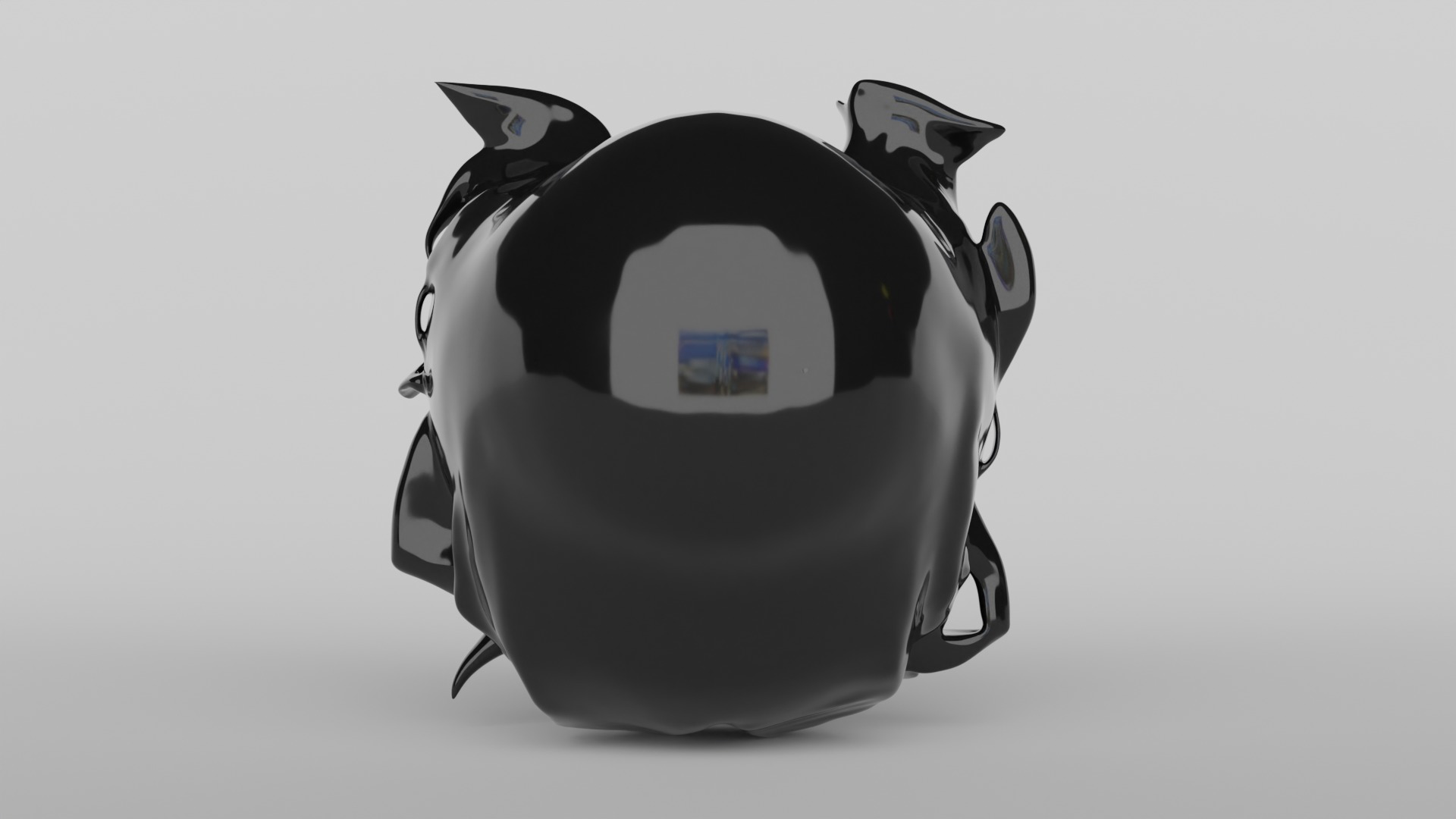 Sci-Fi Robot Head 3D model_19