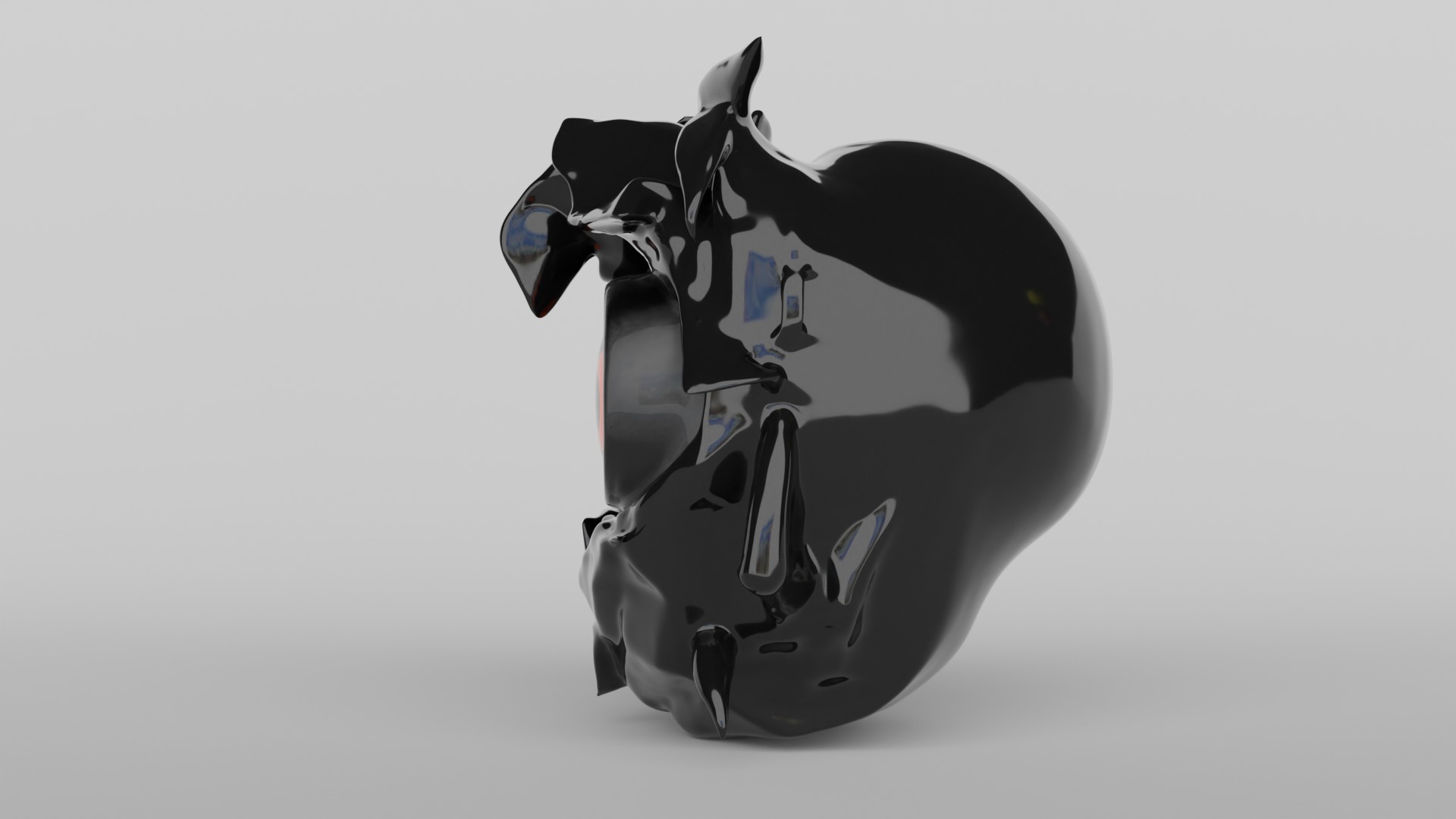 Sci-Fi Robot Head 3D model_24