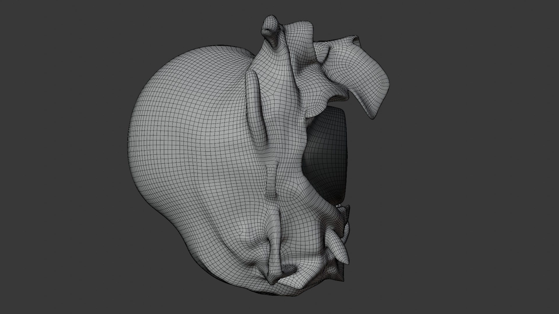 Sci-Fi Robot Head 3D model_30