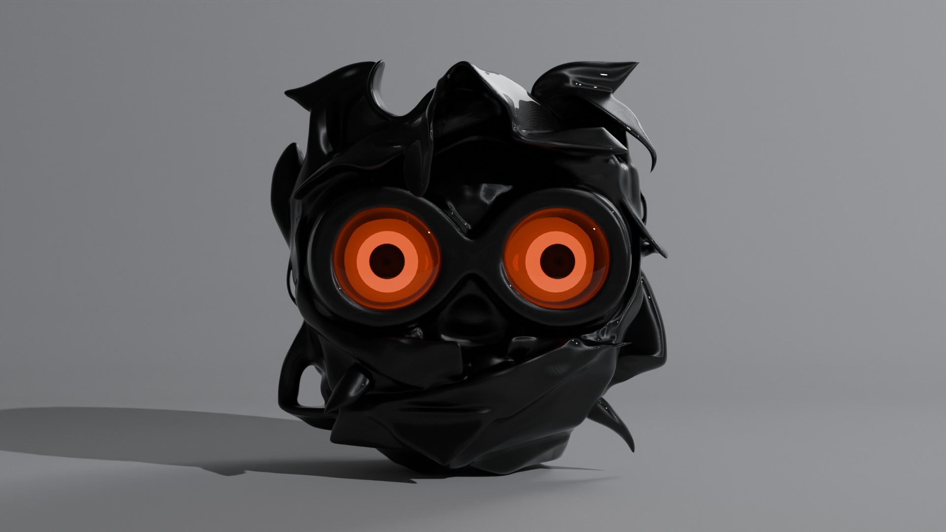Sci-Fi Robot Head 3D model_20