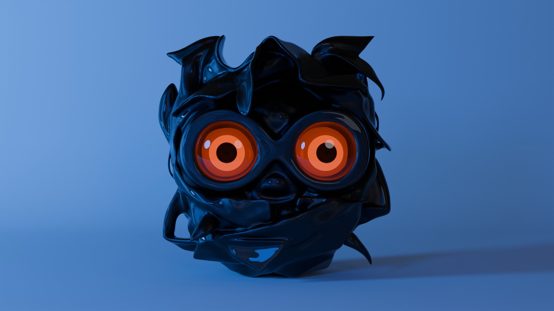 Sci-Fi Robot Head 3D model_22