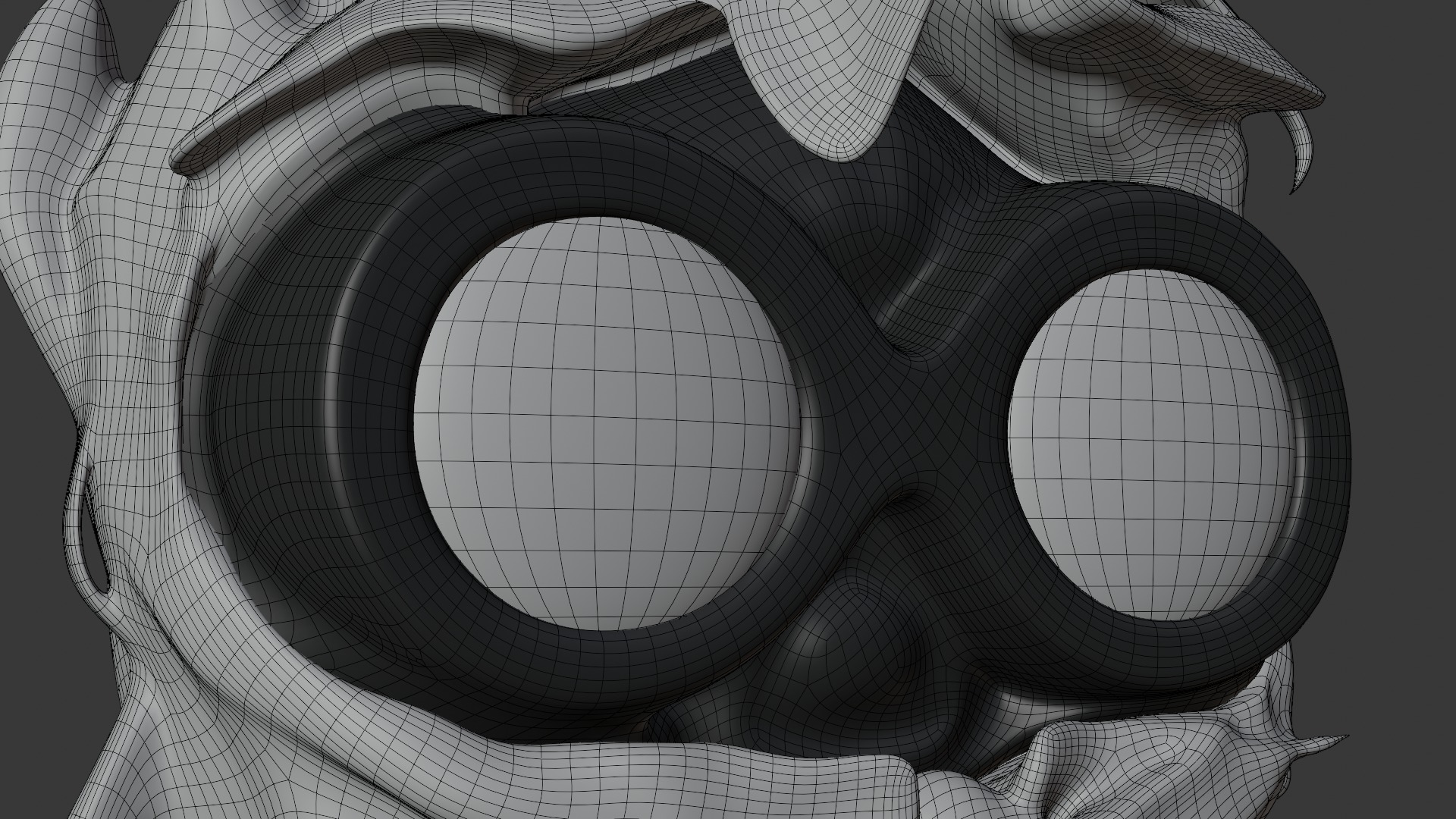 Sci-Fi Robot Head 3D model_34