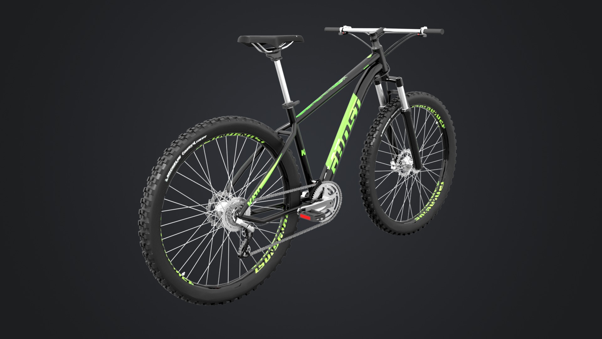 Cyclist Rigged Low-poly 3D model_17