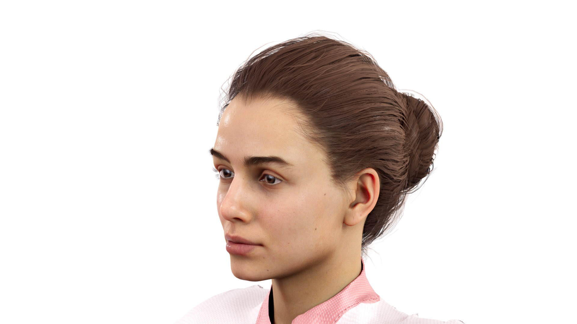 Cyclist Rigged Low-poly 3D model_11