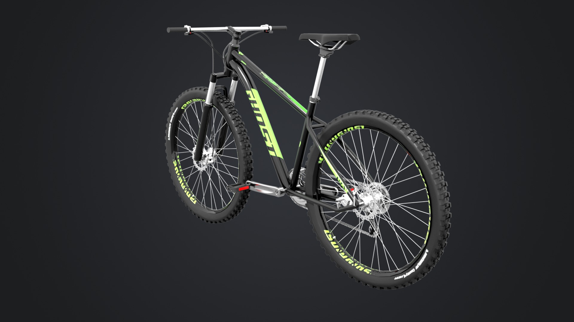 Cyclist Rigged Low-poly 3D model_20