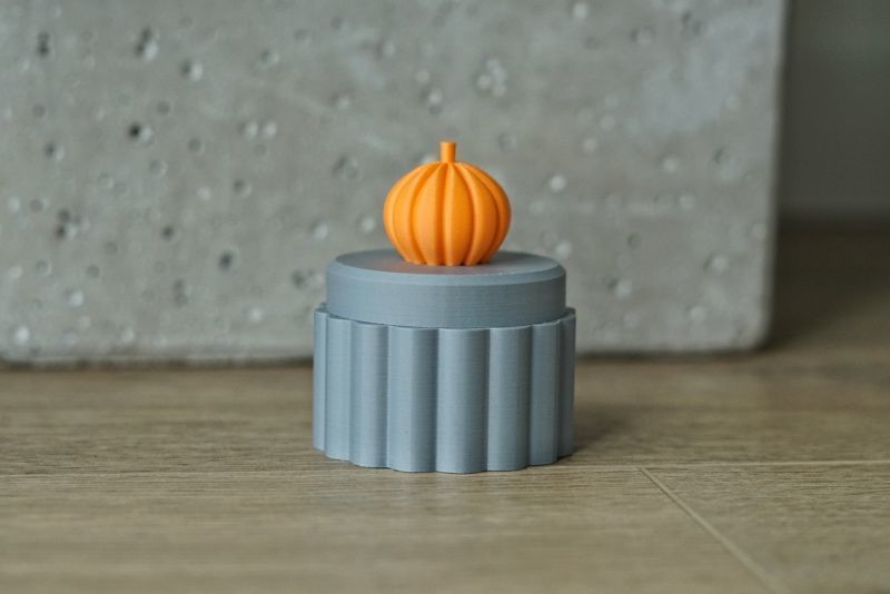 Halloween pumpkin box  3D print model_1