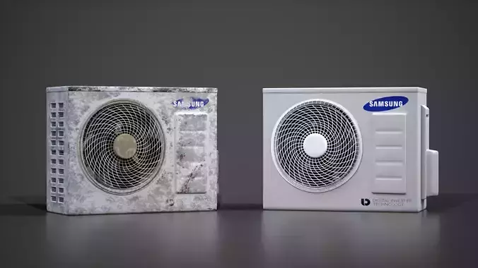 Samsung Air Conditioning Outdoor Unit  Worn And New Versions