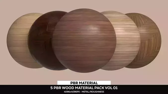Wooden Material Pack Vol 01
