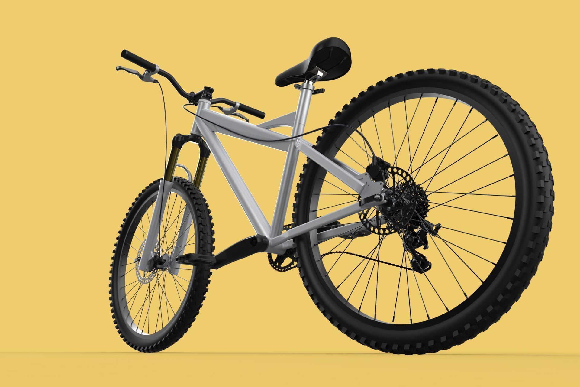 MOUNTAIN BIKE OFF ROAD MTB TRAIL BICYCLE ENDURO DOWNHILL 3D model_6