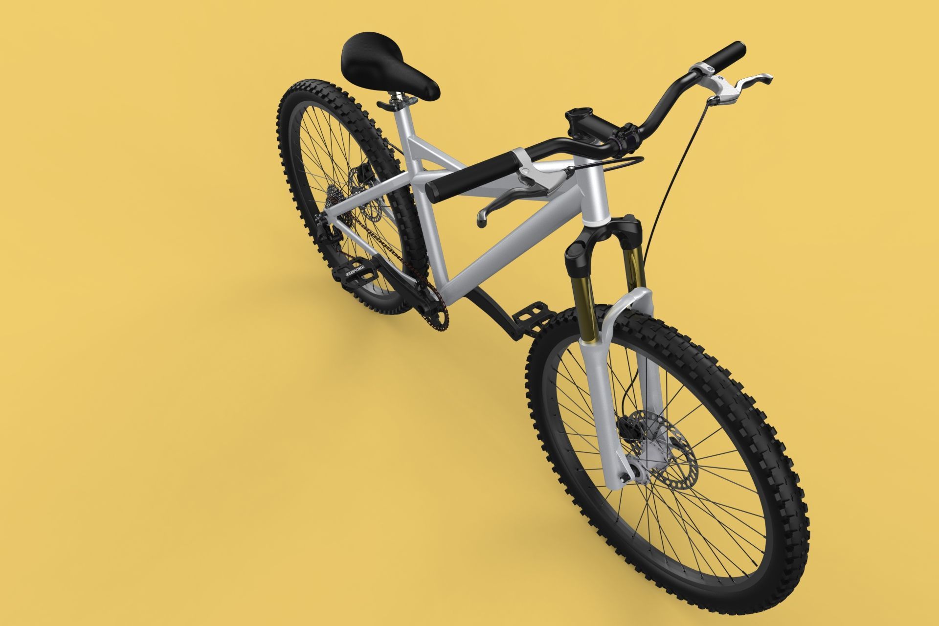 MOUNTAIN BIKE OFF ROAD MTB TRAIL BICYCLE ENDURO DOWNHILL 3D model_2