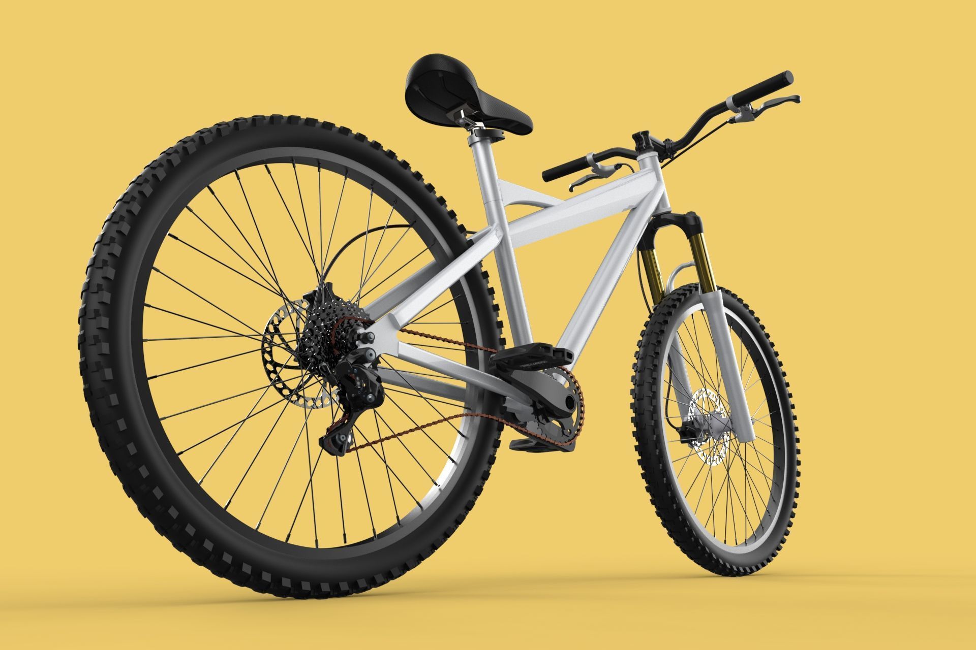 MOUNTAIN BIKE OFF ROAD MTB TRAIL BICYCLE ENDURO DOWNHILL 3D model_3