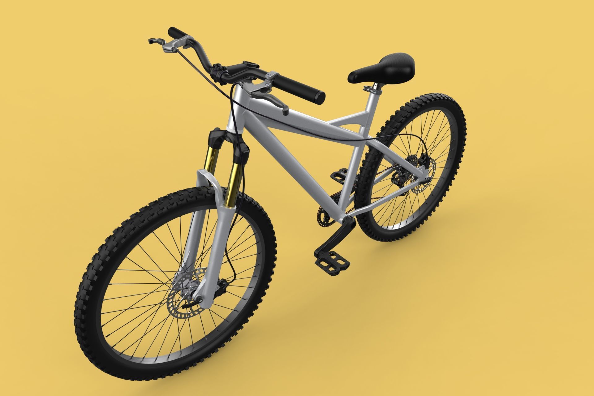 MOUNTAIN BIKE OFF ROAD MTB TRAIL BICYCLE ENDURO DOWNHILL 3D model_1