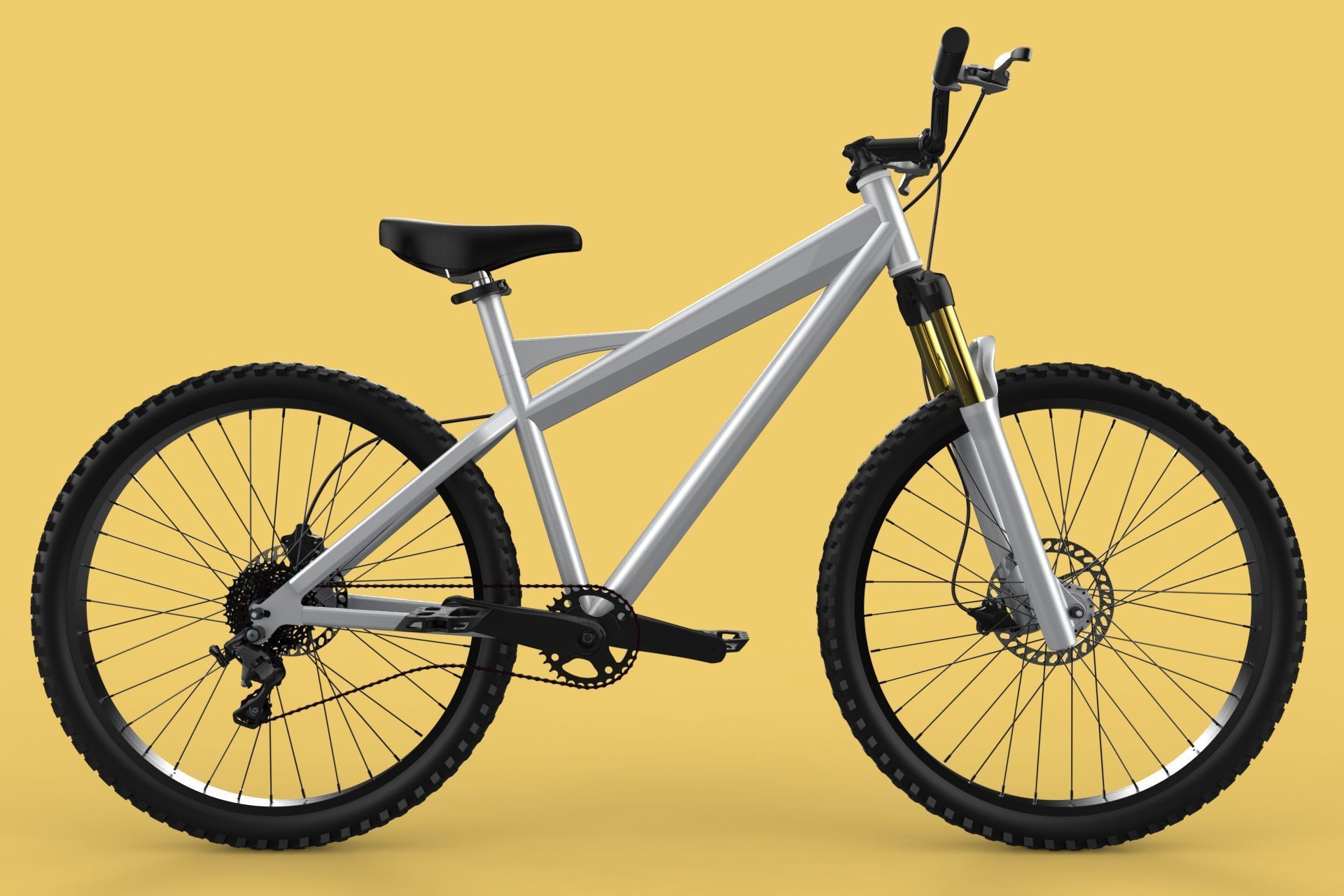 MOUNTAIN BIKE OFF ROAD MTB TRAIL BICYCLE ENDURO DOWNHILL 3D model_7