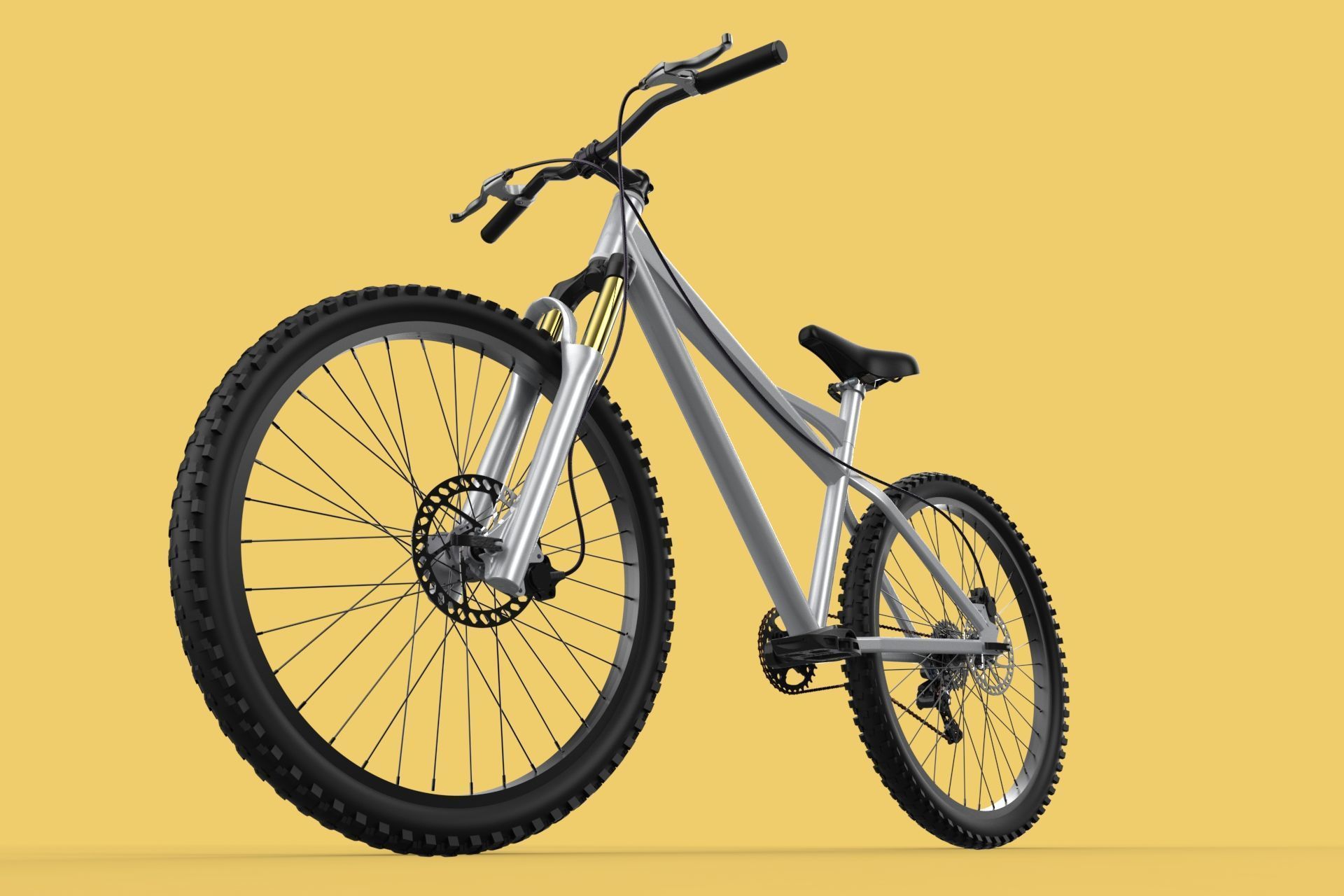 MOUNTAIN BIKE OFF ROAD MTB TRAIL BICYCLE ENDURO DOWNHILL 3D model_5