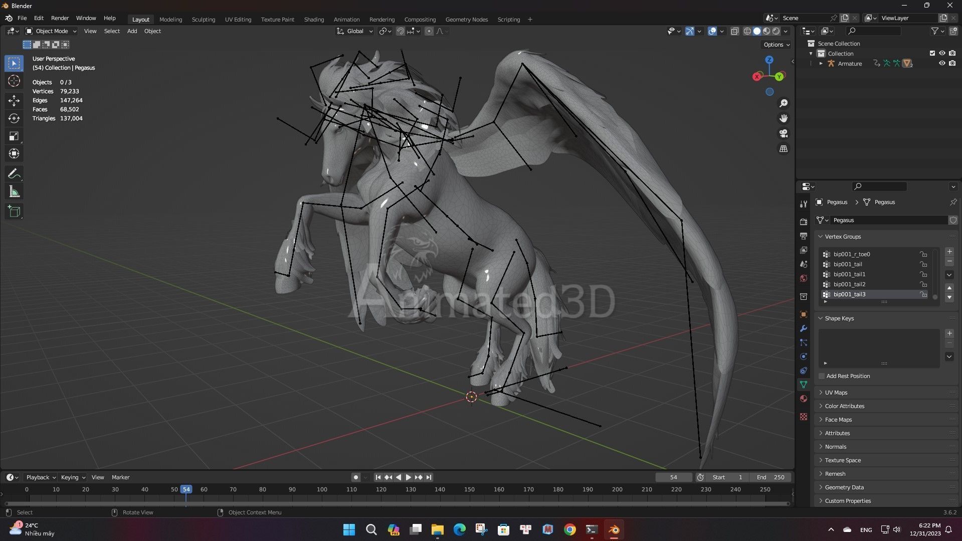 Pack-04-Mythical Creatures 3D model_15