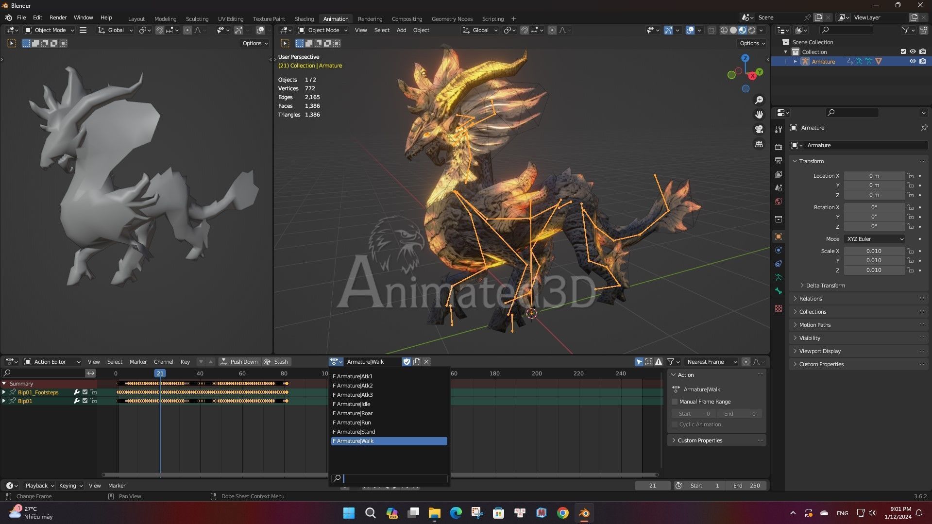 Pack-04-Mythical Creatures 3D model_46