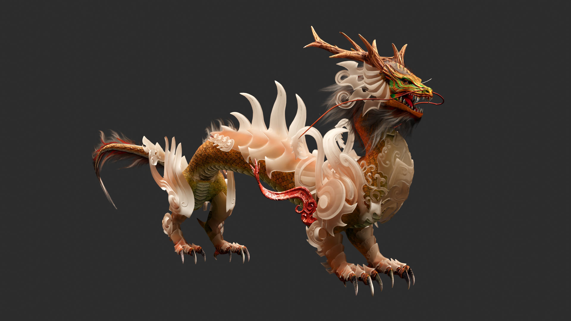Pack-04-Mythical Creatures 3D model_4
