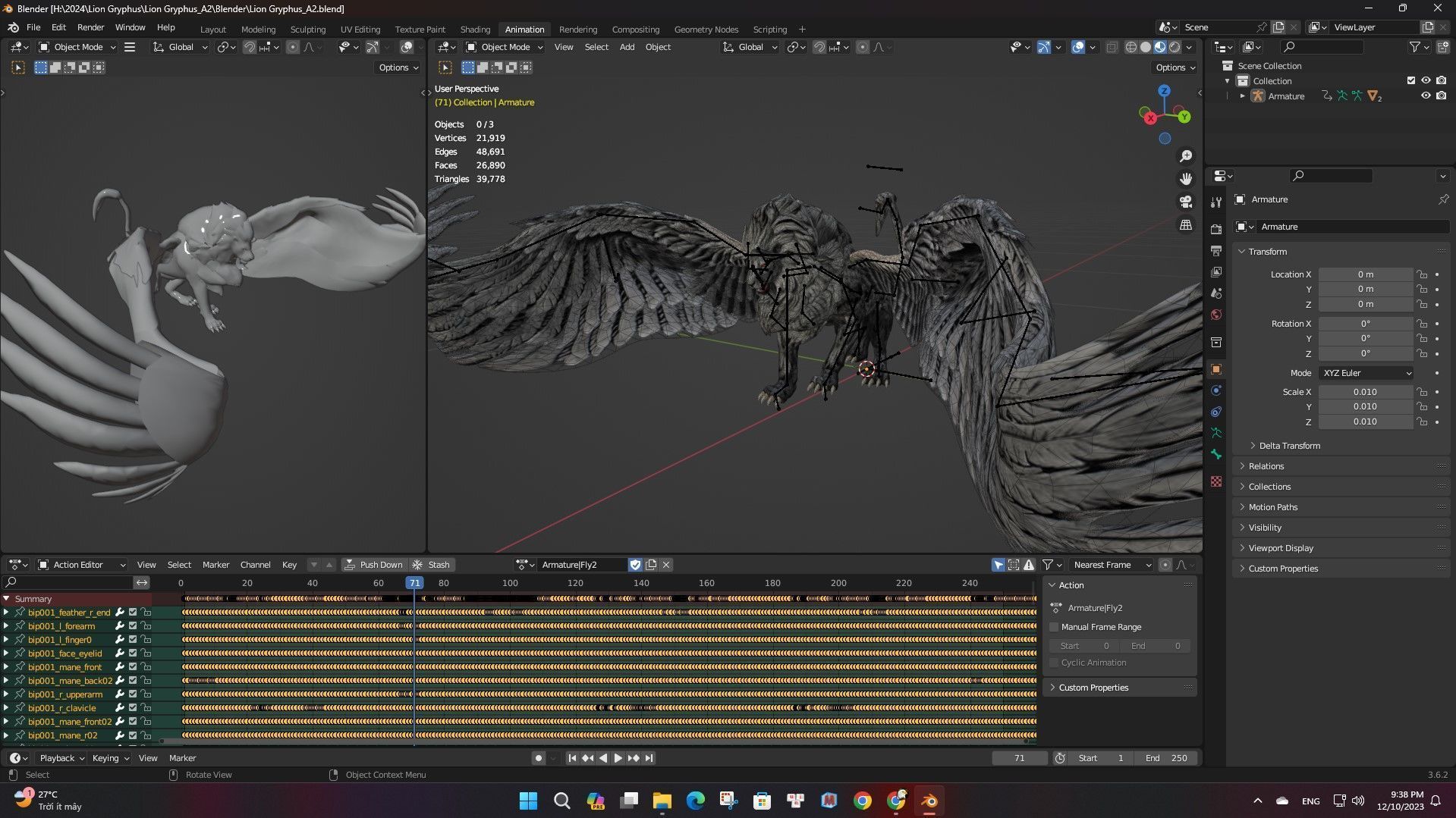 Pack-04-Mythical Creatures 3D model_96