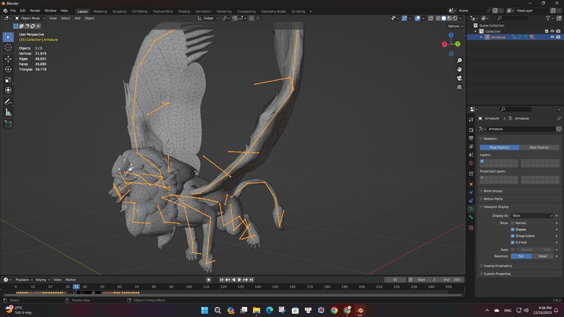 Pack-04-Mythical Creatures 3D model_100