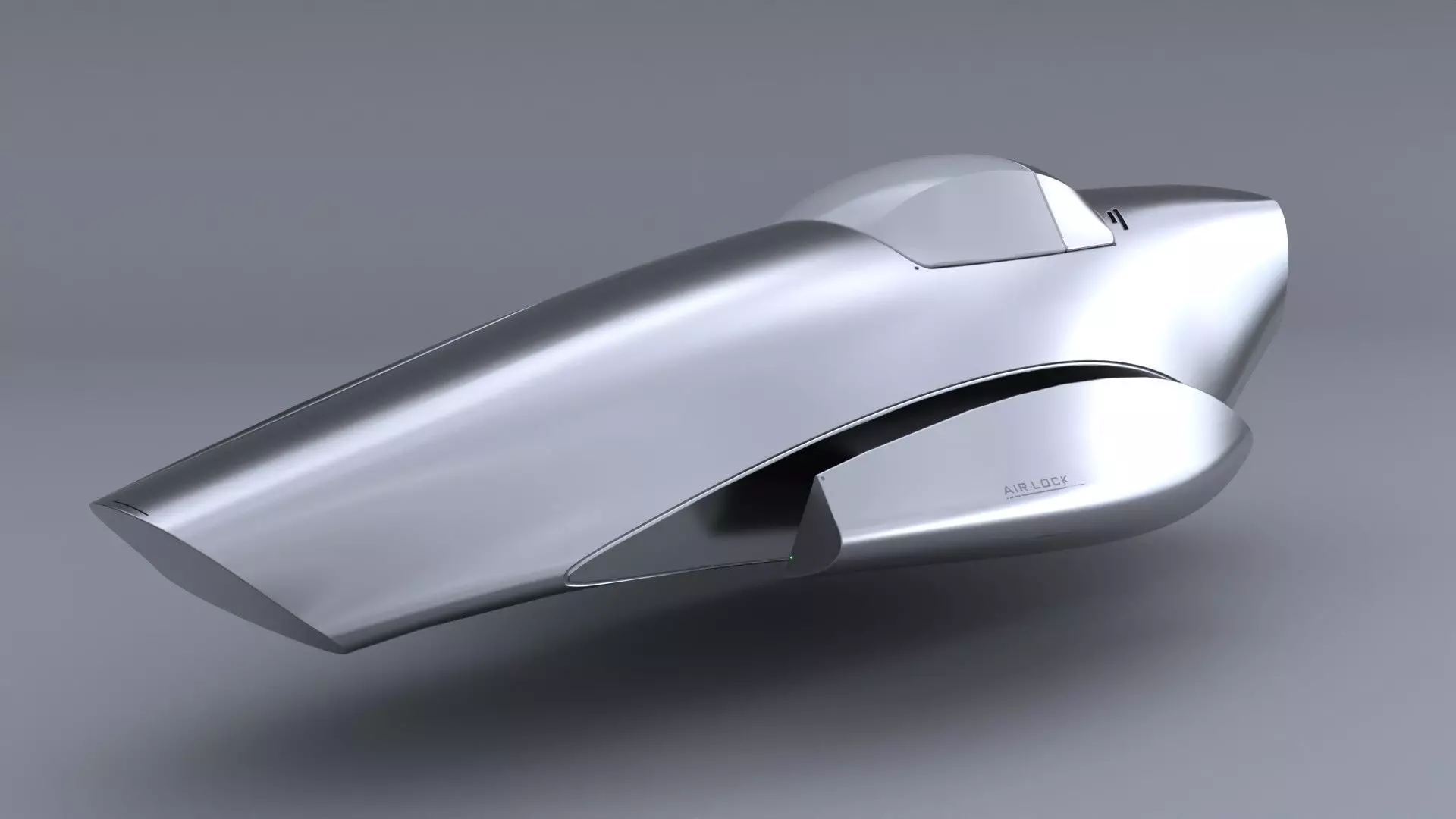 Plane Sci Fi Free 3D model_0