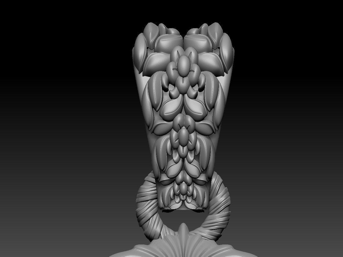 Virgin Merry with Jesus  pandant 3D print model_3