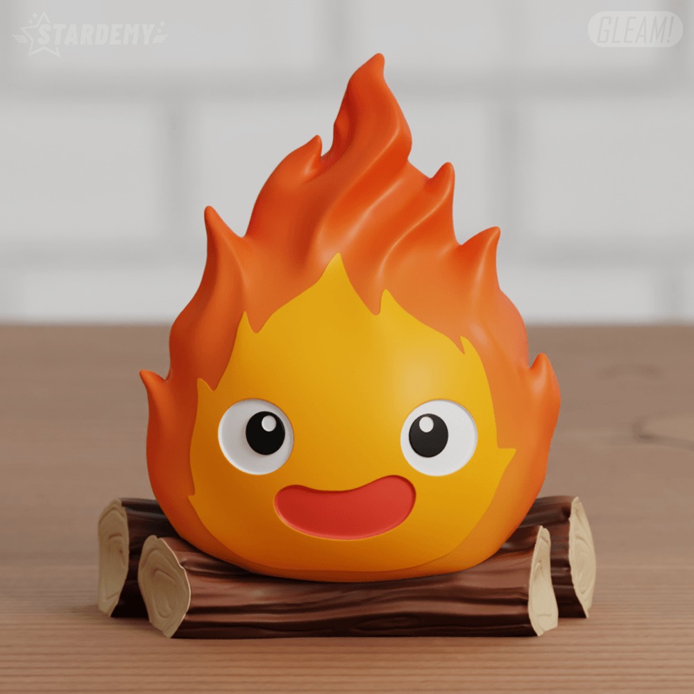 Calcifer Chibi Howl Moving Castle Ghibli Fanart 2 models 3D print model_7