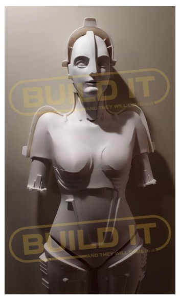 Maria Metropolis full size stl statue  3D print model_3