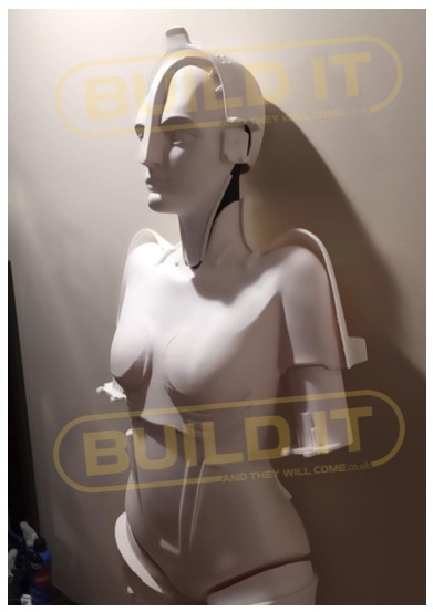 Maria Metropolis full size stl statue  3D print model_2