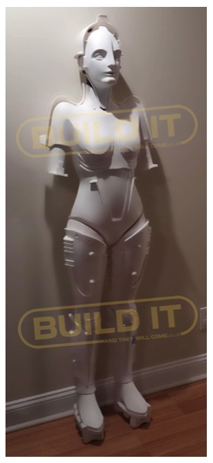 Maria Metropolis full size stl statue  3D print model_4