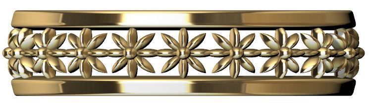 Patterned Ring 3D model Texture 3D print model_16