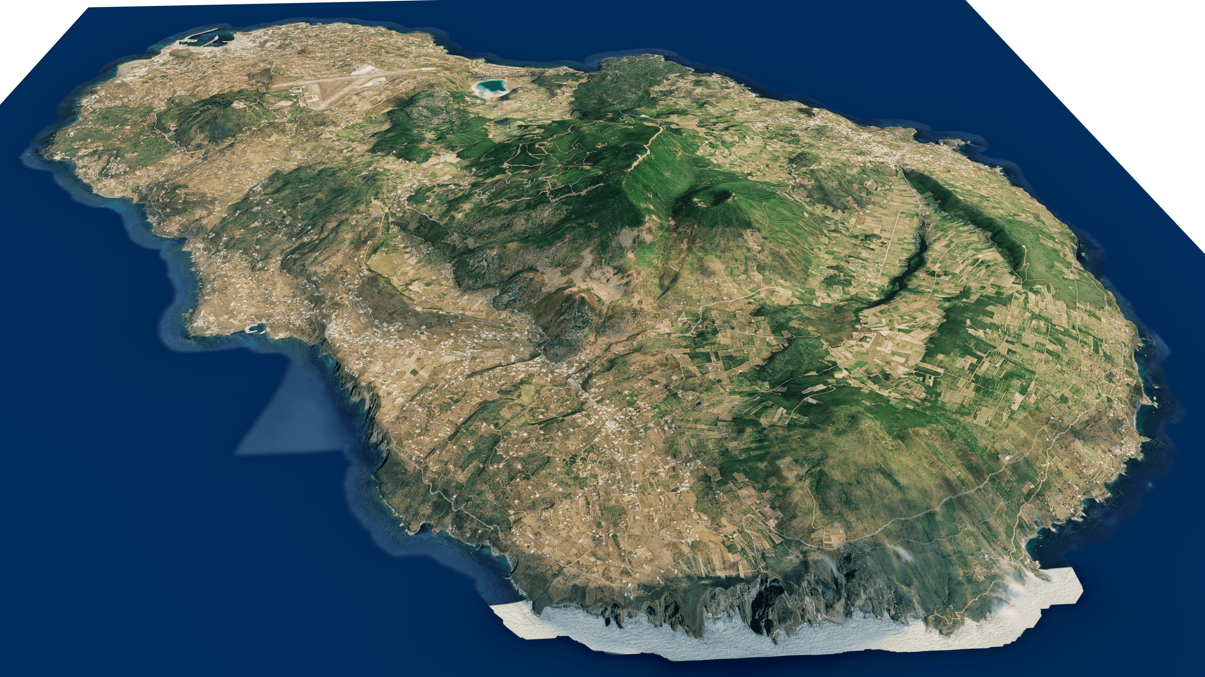 Pantelleria island full 3d model terrain 3D model_12