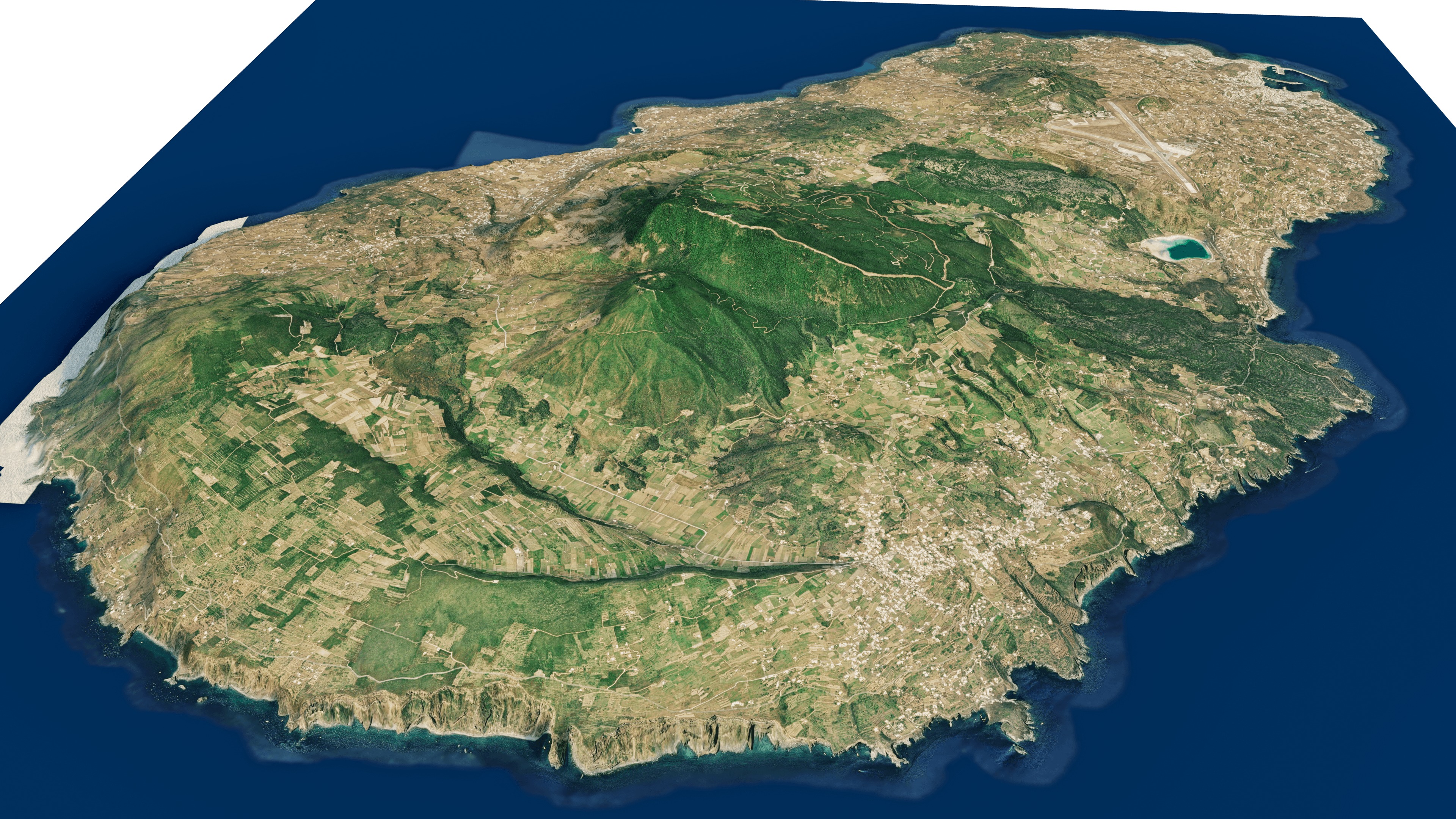 Pantelleria island full 3d model terrain 3D model_11