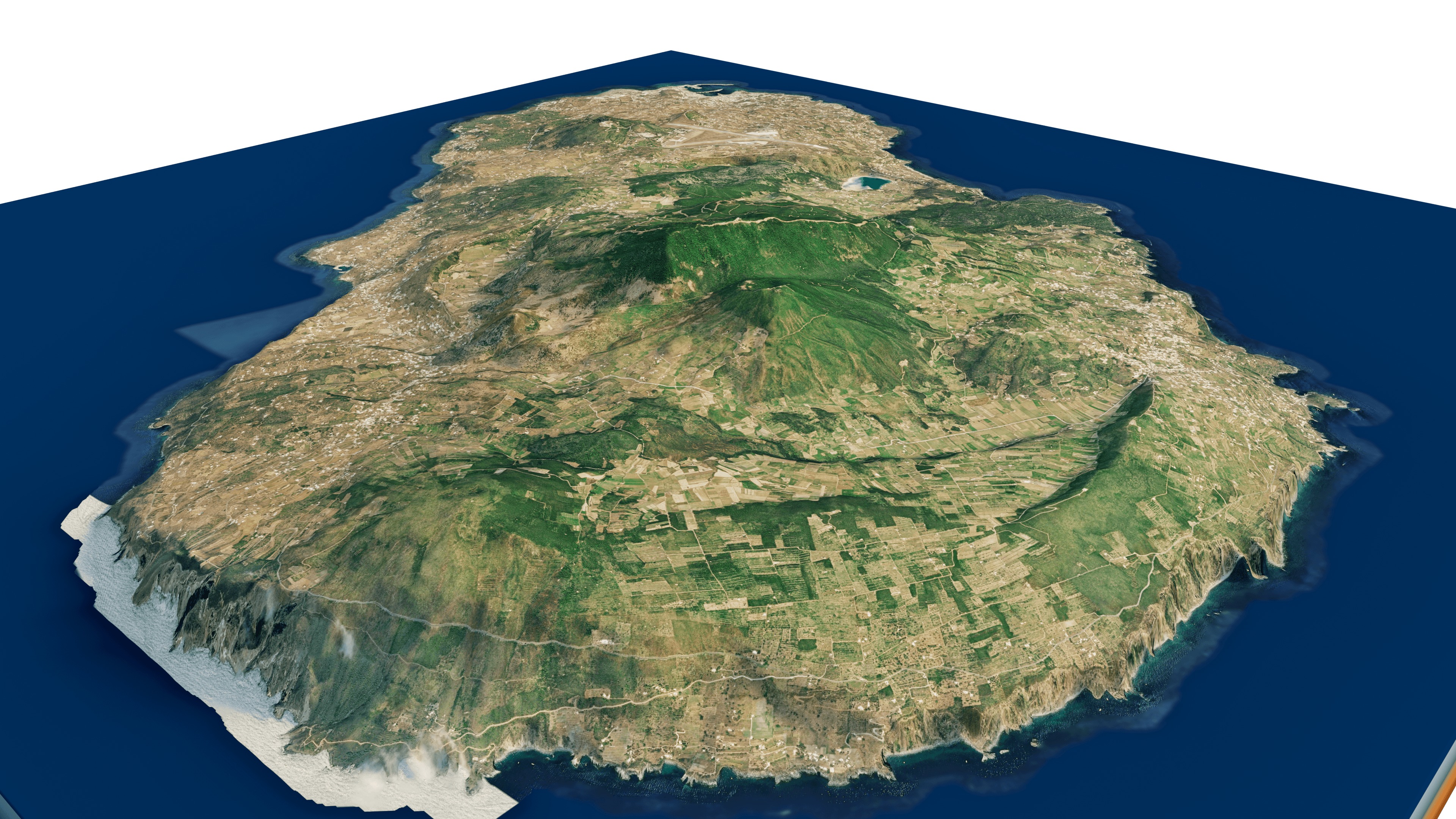 Pantelleria island full 3d model terrain 3D model_2