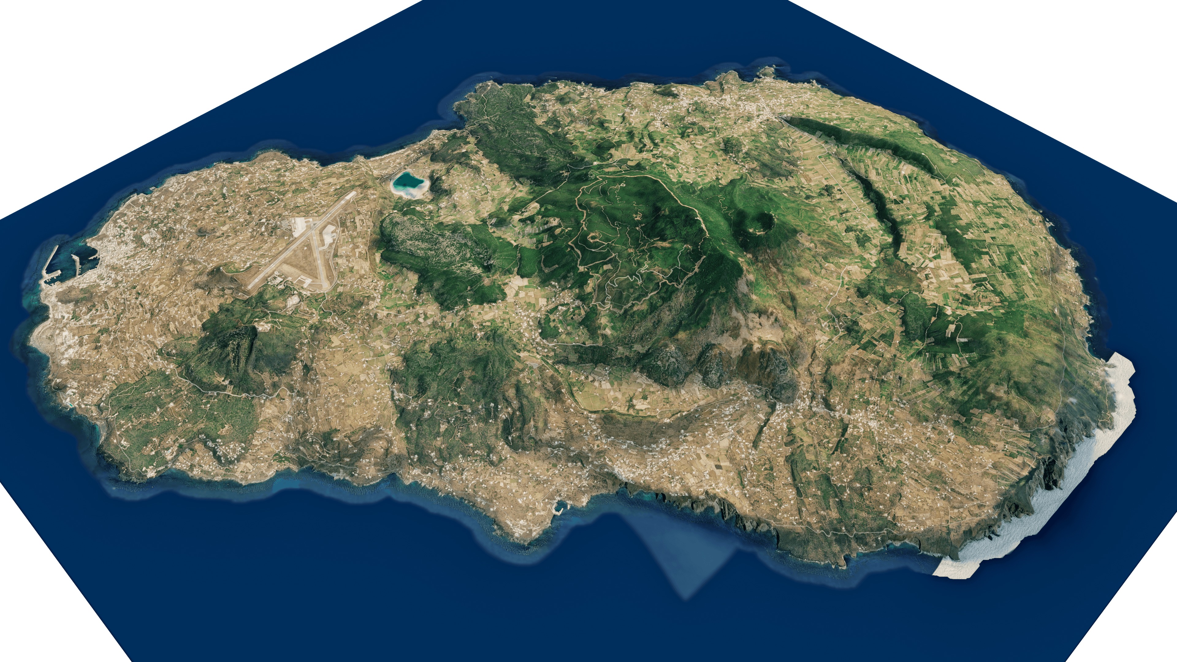 Pantelleria island full 3d model terrain 3D model_8