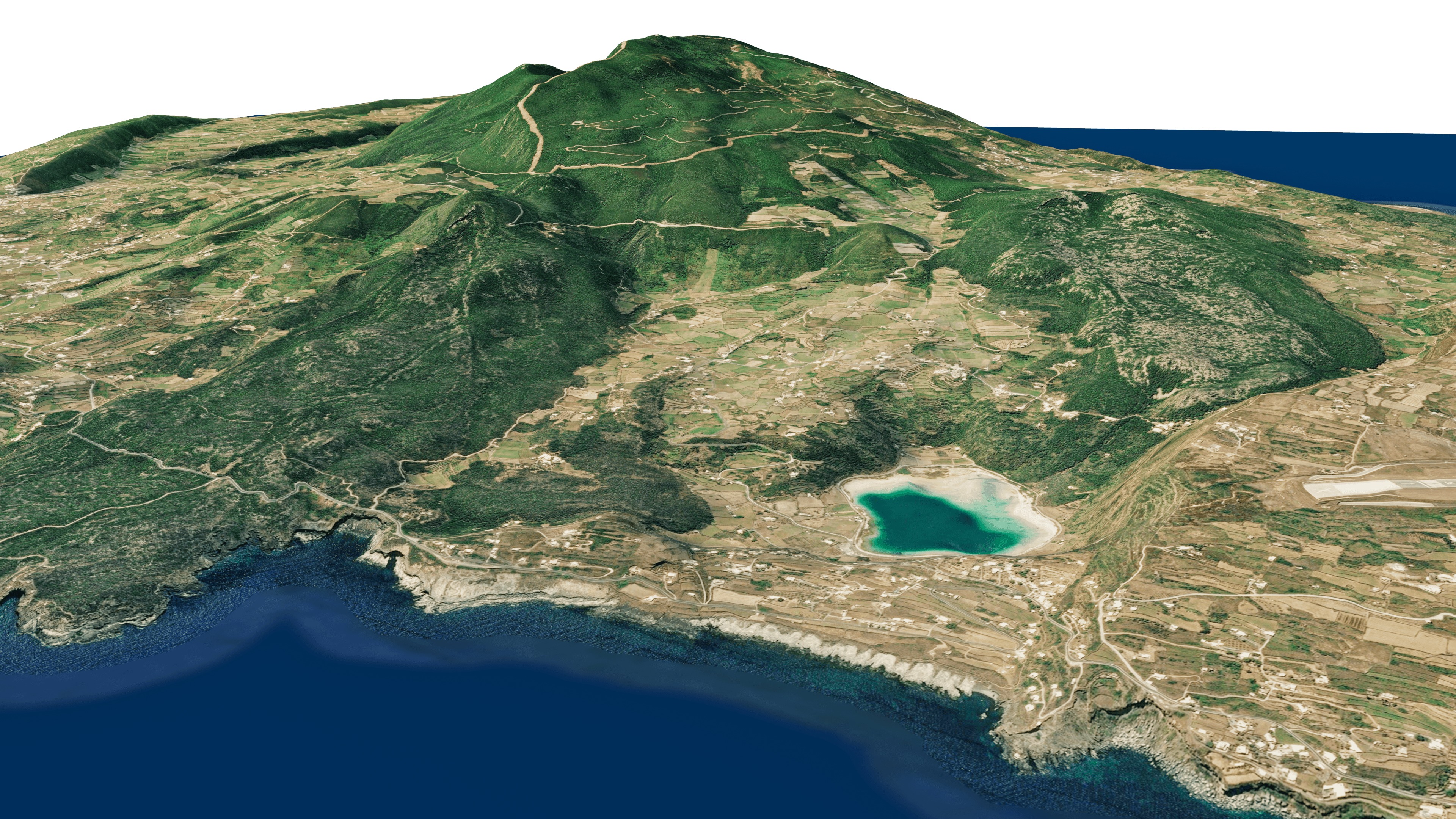 Pantelleria island full 3d model terrain 3D model_1
