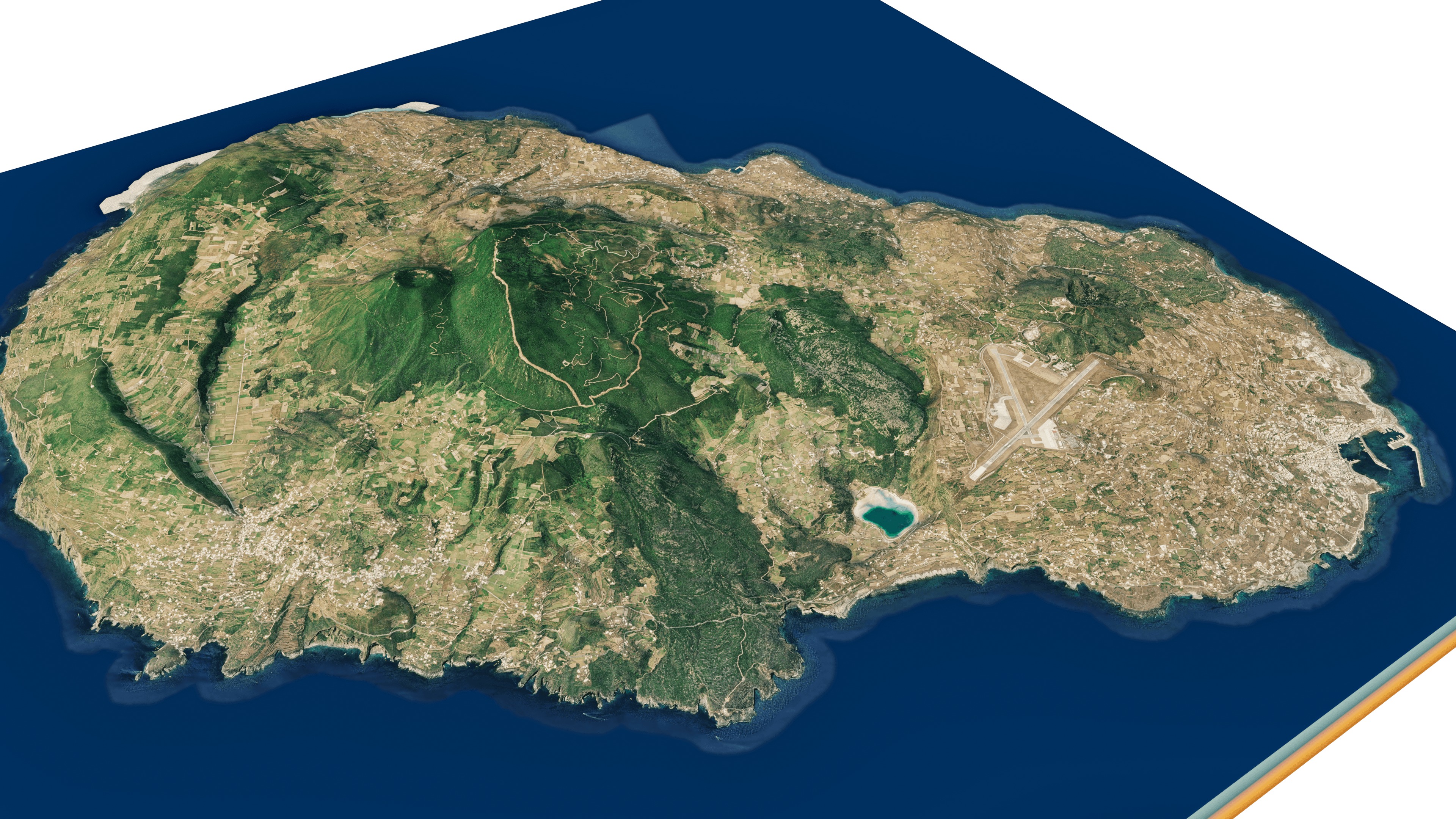 Pantelleria island full 3d model terrain 3D model_3