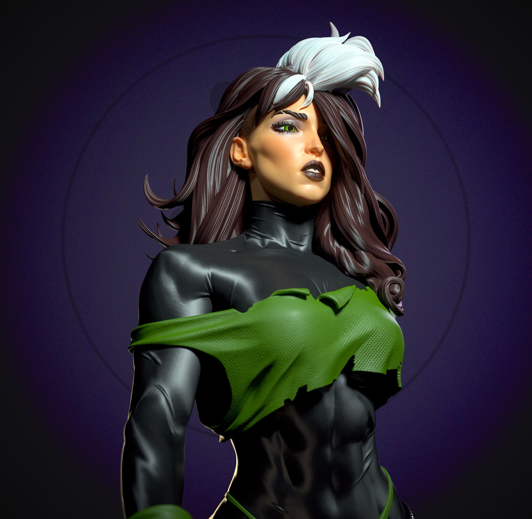 Punk Rogue with NSFW 3D print model_12