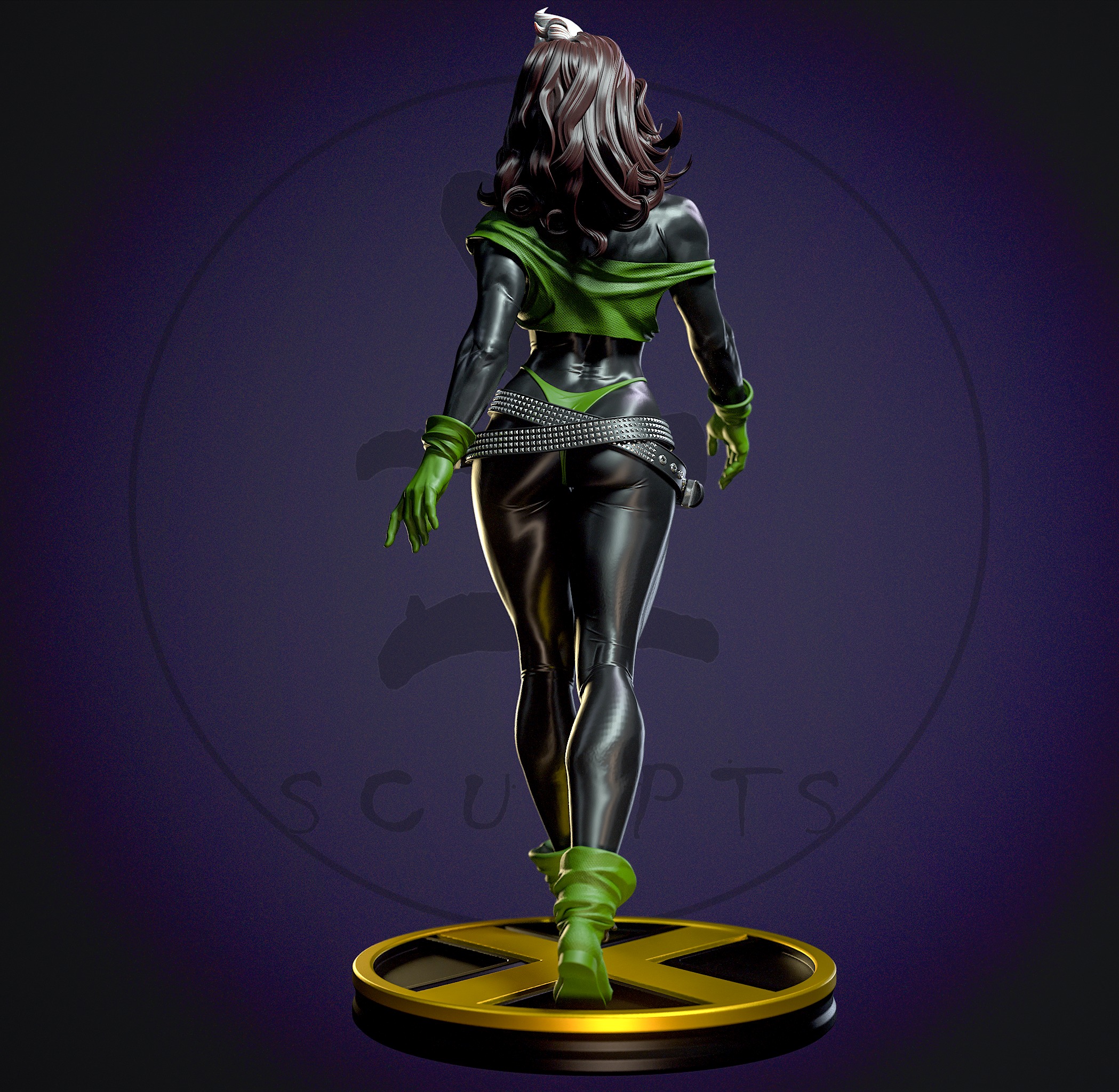 Punk Rogue with NSFW 3D print model_5