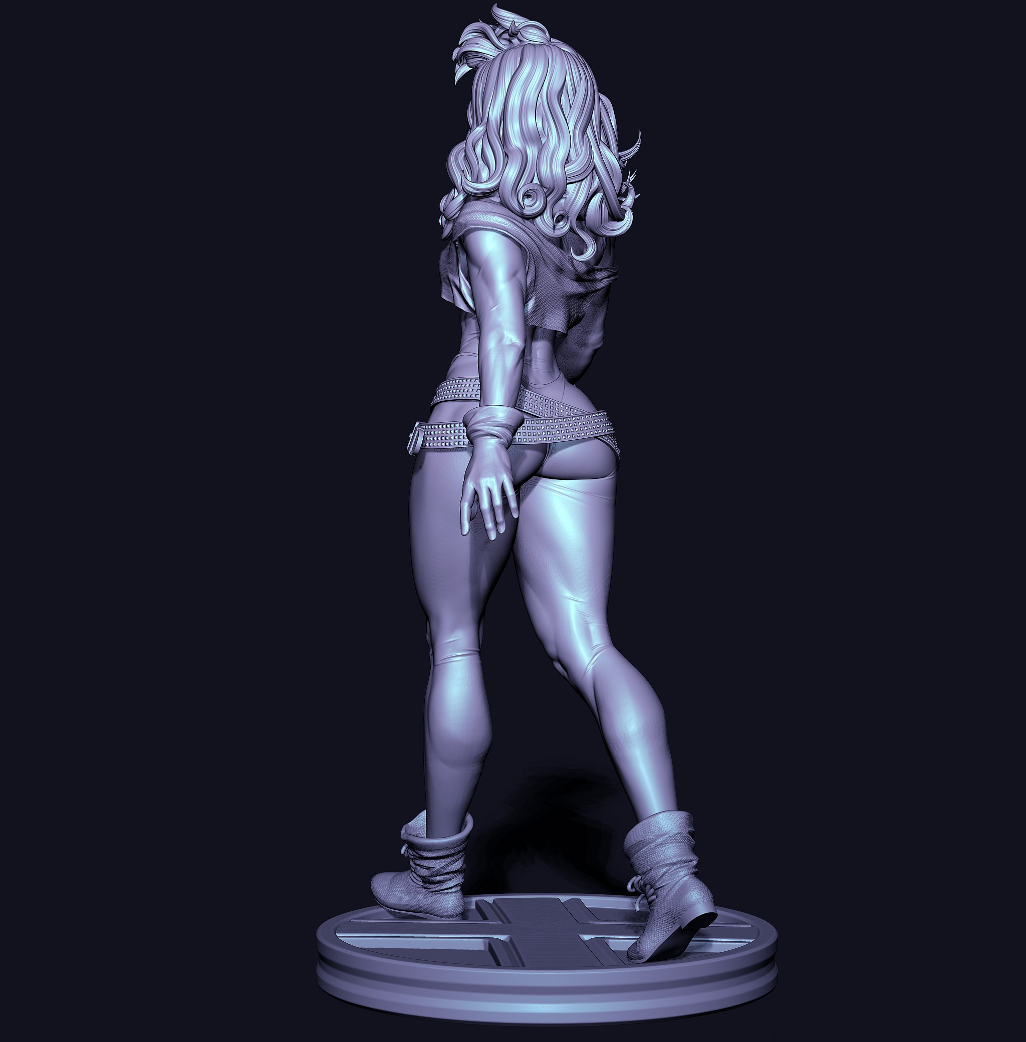 Punk Rogue with NSFW 3D print model_22
