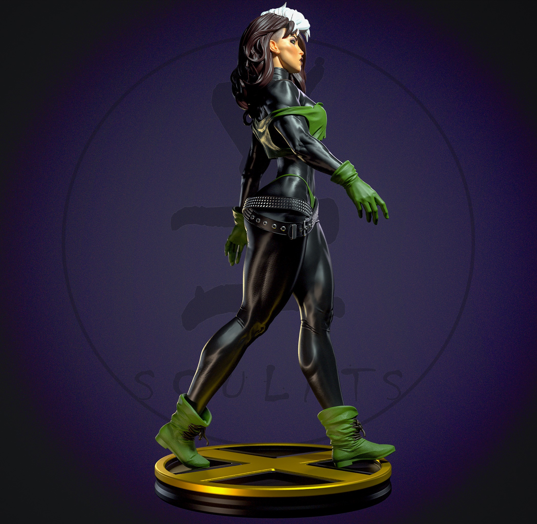 Punk Rogue with NSFW 3D print model_3