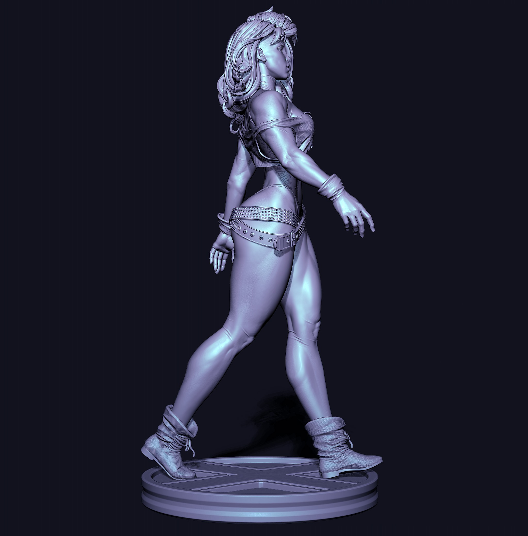 Punk Rogue with NSFW 3D print model_19