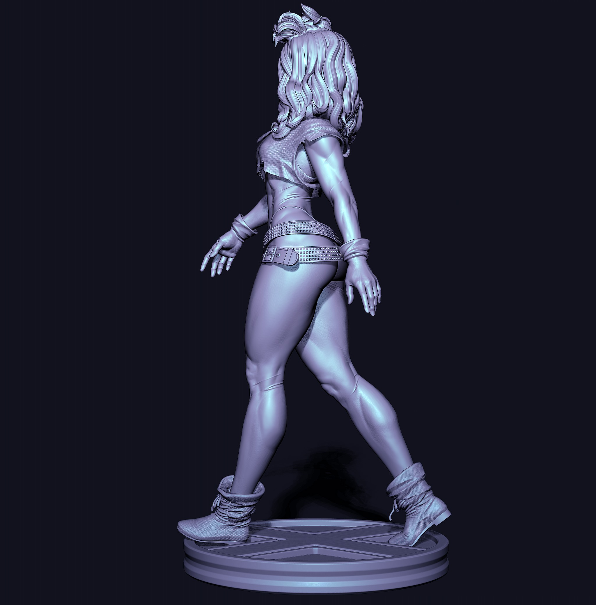 Punk Rogue with NSFW 3D print model_23