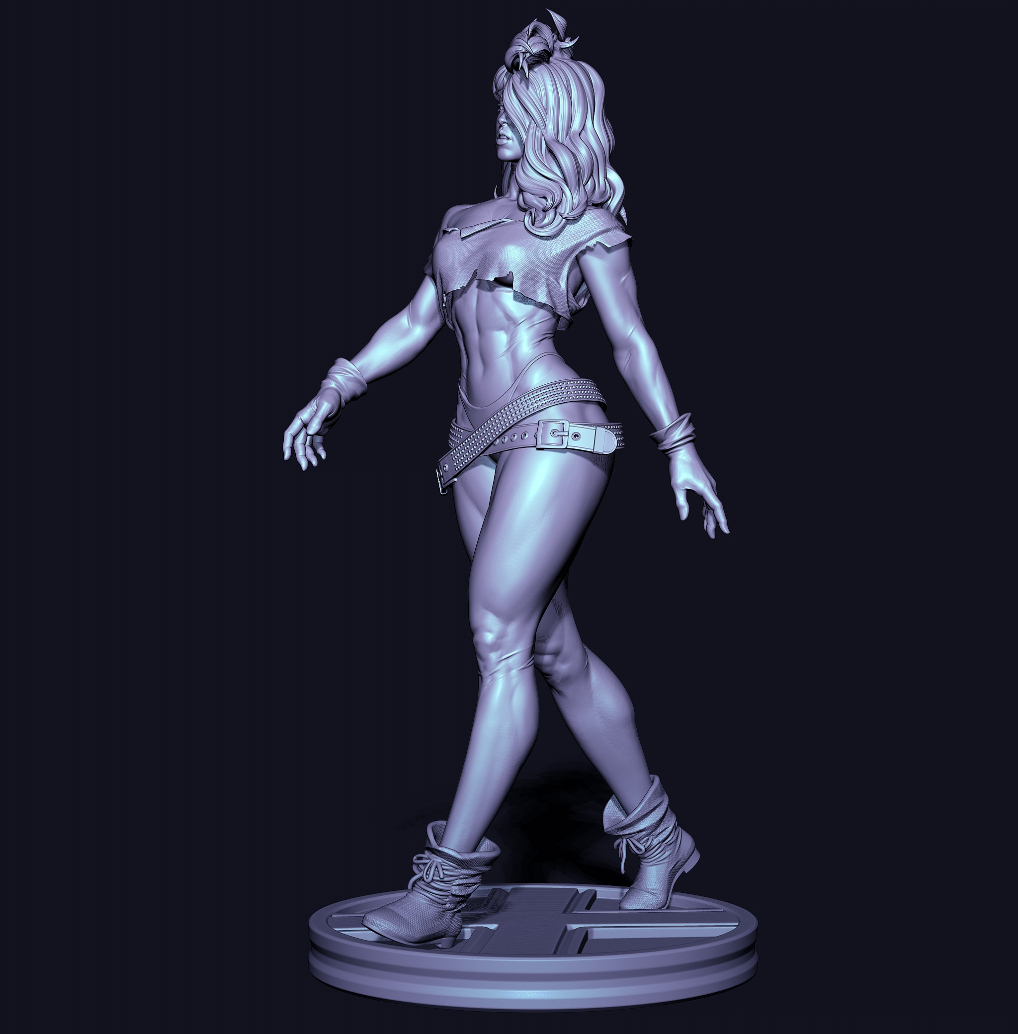 Punk Rogue with NSFW 3D print model_24